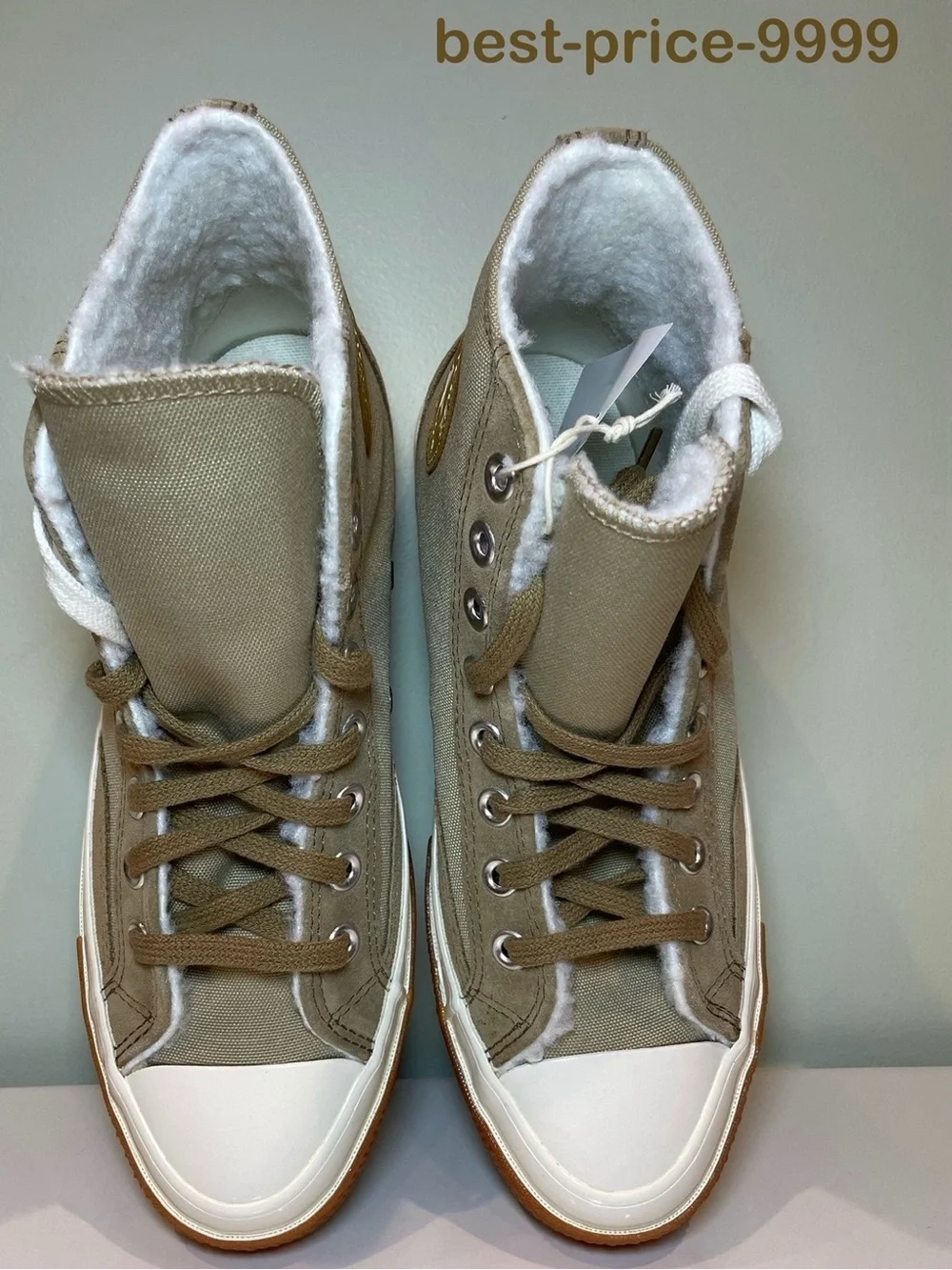 Converse Chuck Taylor All Star 70 Hi Unisex A04410C - Sheep Lined - Beige - New